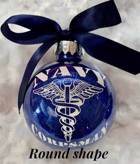 Navy Corpsman Ornament, Navy Christmas Ornament, Hospital Corpsman Keepsake, Navy Corpsman,Navy Hospital Corpsman Military Keepsake