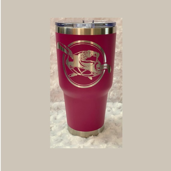Personalized tumbler, Laser etched tumbler, Turtle design tumbler, Aloha tumbler, Custom Tumbler, Beach drinkware, Christmas Gifts,Christmas