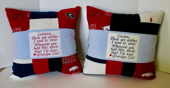 etsy memory pillow
