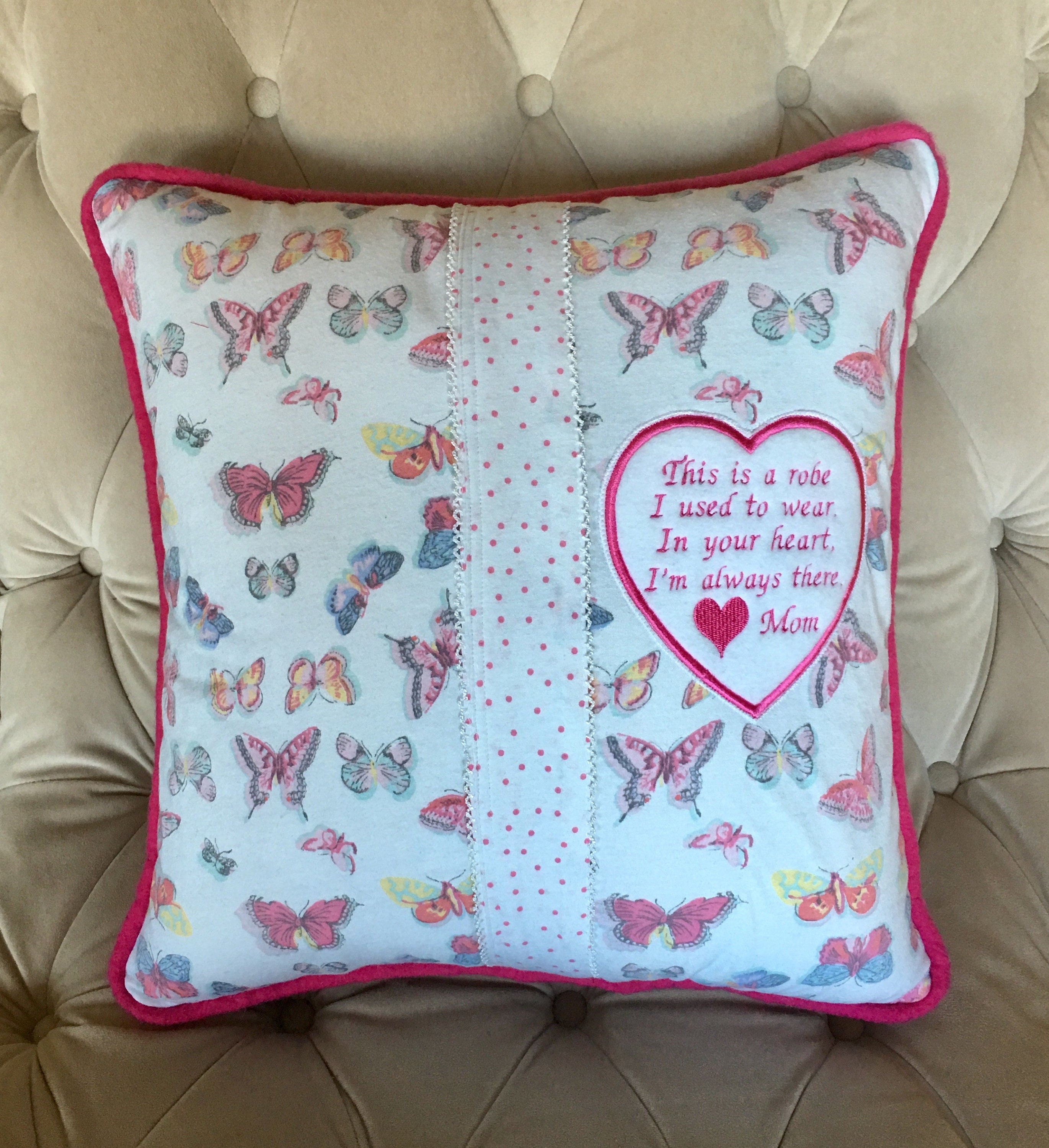 Personalized Embroidered Those we Love Memory Angel pillow Hug Pillow Loved Ones Keepsake Pillow