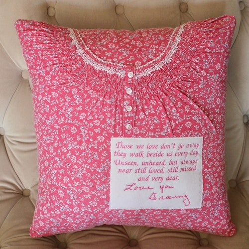 Dad Pillow In Loving Memory Pillow Made From Loved Ones Etsy Canada