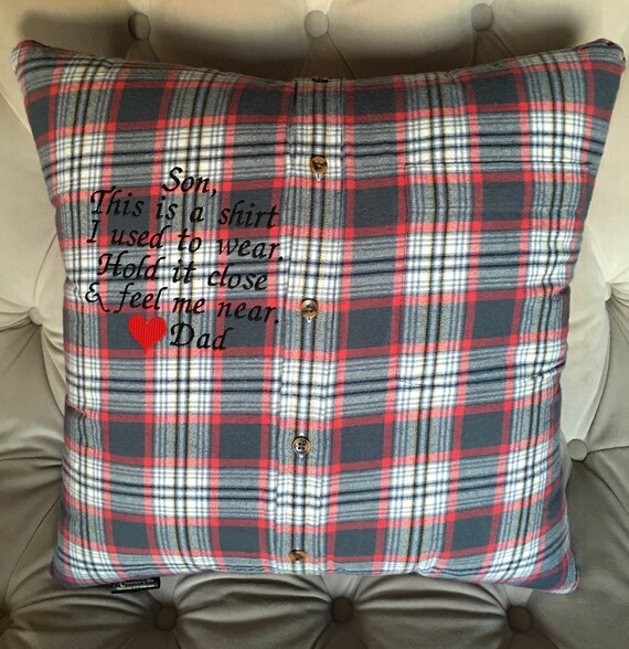 pillow made from shirt