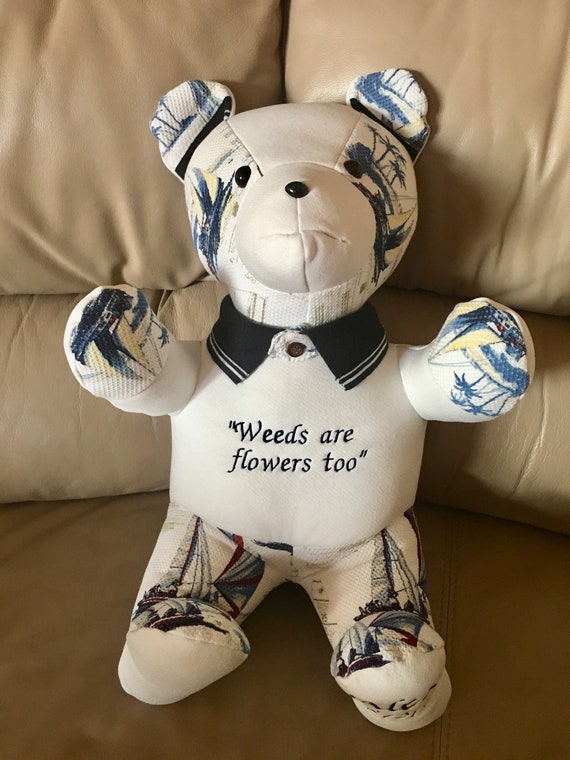 memory teddy bears from shirts