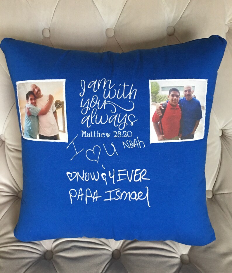 DAD PILLOW Memory pillow from loved ones clothes memorial Etsy