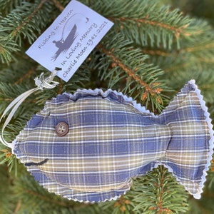 Fishing in Heaven Clothing Ornament Keepsake Fish Bird Heart Angel Star ...