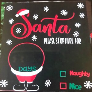Holiday Chalkboard Christmas Countdown signs!!!