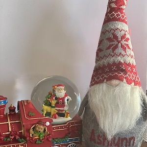 Personalized Gnome Family Christmas gift; Christmas Gnome Plush with name, Christmas Gnome Decoration;
