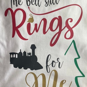 Polar Express Personalized Holiday t-shirt