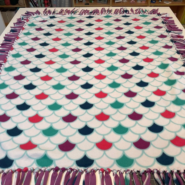 Fleece Tie Blanket Etsy