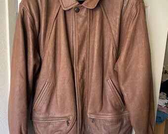 london fog men's genuine leather coats & jackets
