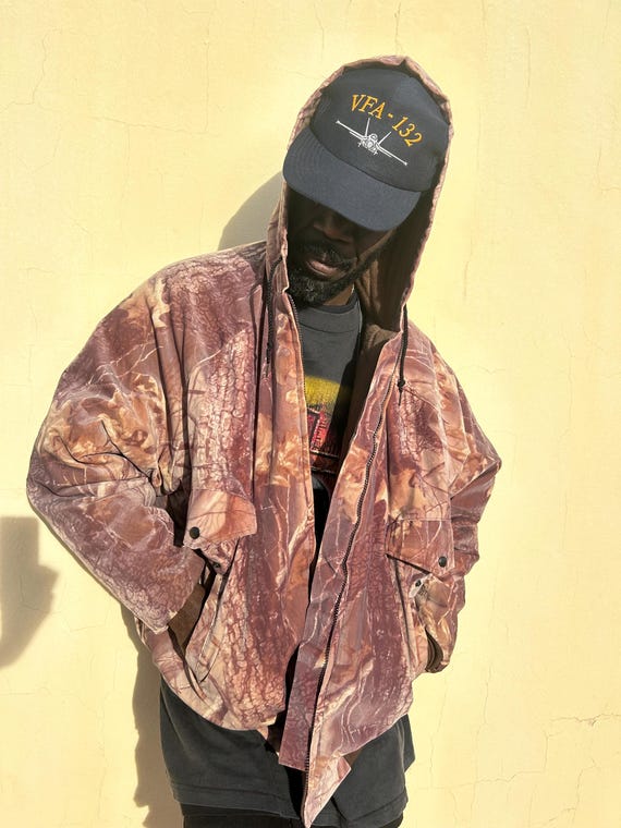 RedHead Vintage Camo Hooded Jacket 2XL – Velour F… - image 1