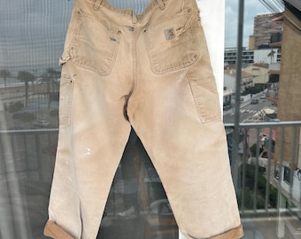Distressed Carhartt Pants, Size 32/30, Made in USA