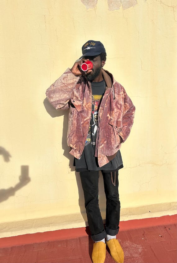 RedHead Vintage Camo Hooded Jacket 2XL – Velour F… - image 6