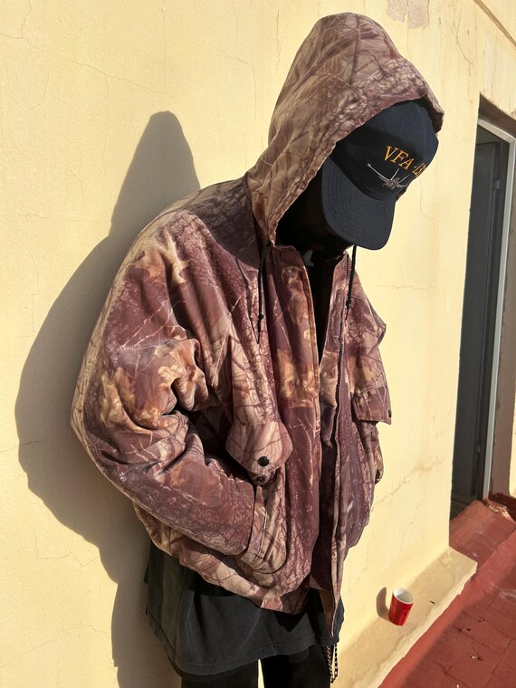 RedHead Vintage Camo Hooded Jacket 2XL – Velour F… - image 2