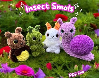 Crochet PATTERN: Insect Smols Vol 2 (English)