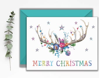 christmas cards etsy