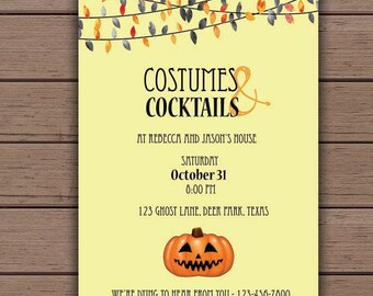 items similar to scary halloween invitations printable halloween