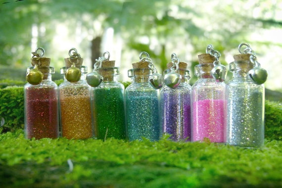 Fairy Dust in Glass Vial, Choose Your Colour, Pixie Dust, Magic Glitter  Jar, 