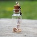 Message in a Bottle Glass Vial Miniature Scroll With - Etsy