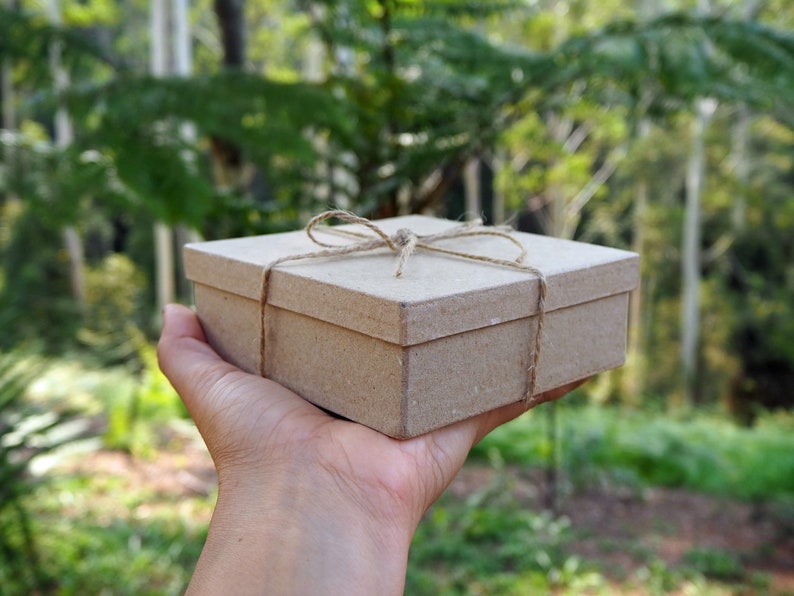 Rustic Fairy Garden Kit, Gift Box of Fairy Accessories, Natural Fairy Materials image 3