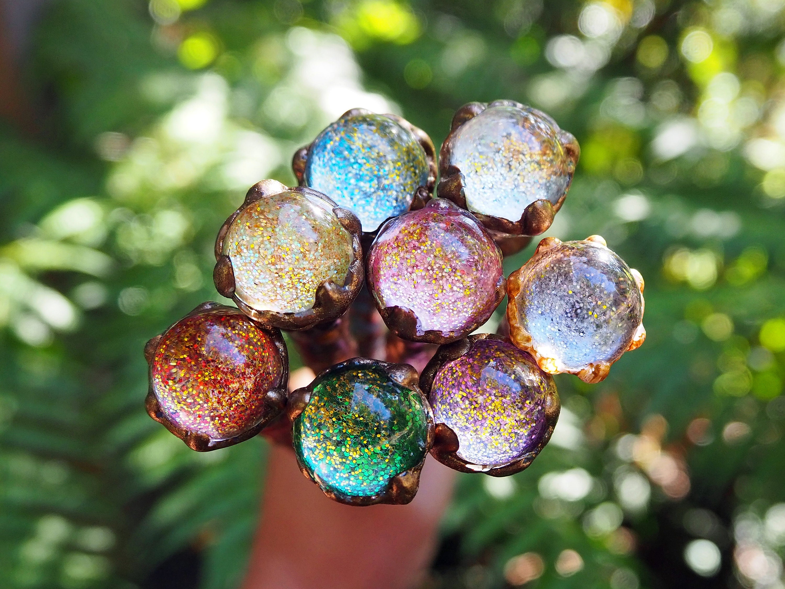 Magic Glitter Wand Fairy Wand OOAK Wands Colourful Wands Etsy