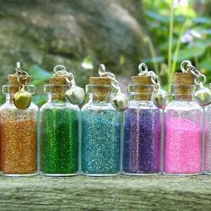 Fairy Dust in Glass Vial, Choose Your Colour, Pixie Dust, Magic Glitter Jar,