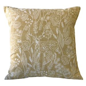 1 x  Clarke & Clarke Westleton Countryside Fox Hedgehog Ochre Cushion Covers 16” 18” 20” 22” 24”