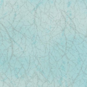 May include: A light blue background with a subtle, delicate pattern of white lines resembling a network of veins or branches.