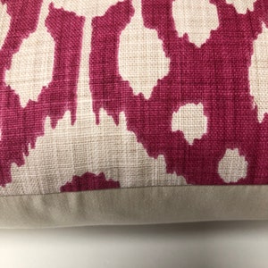 Iliv Marrakech Begonia Pink Ikat Aztec Print Scatter Throw Cushion Cover 16” 18” 20” 22” image 3