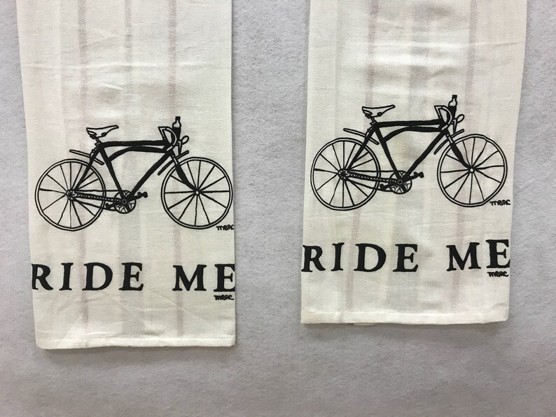 Bike Kitchen Towel Cycling Gift Screen 