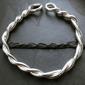 Bendy Snake Necklace, Bracelet. Flexible, Twisty, Versatile, Bendable, Statement Jewellery. Lead & Nickel Free, Retro Vintage Style image 4