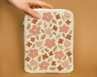 Floral Kindle Sleeve, Personalized kindle cover, kindle paperwhite case, kindle accessories, E-Reader case, iPad mini sleeve, kindle pouch
