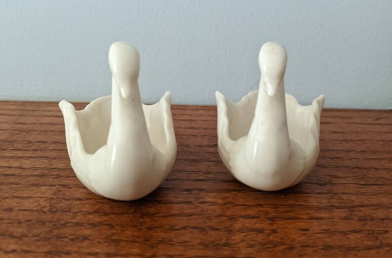 Vintage Lenox Made in the USA Porcelain Bone China Swans to Etsy