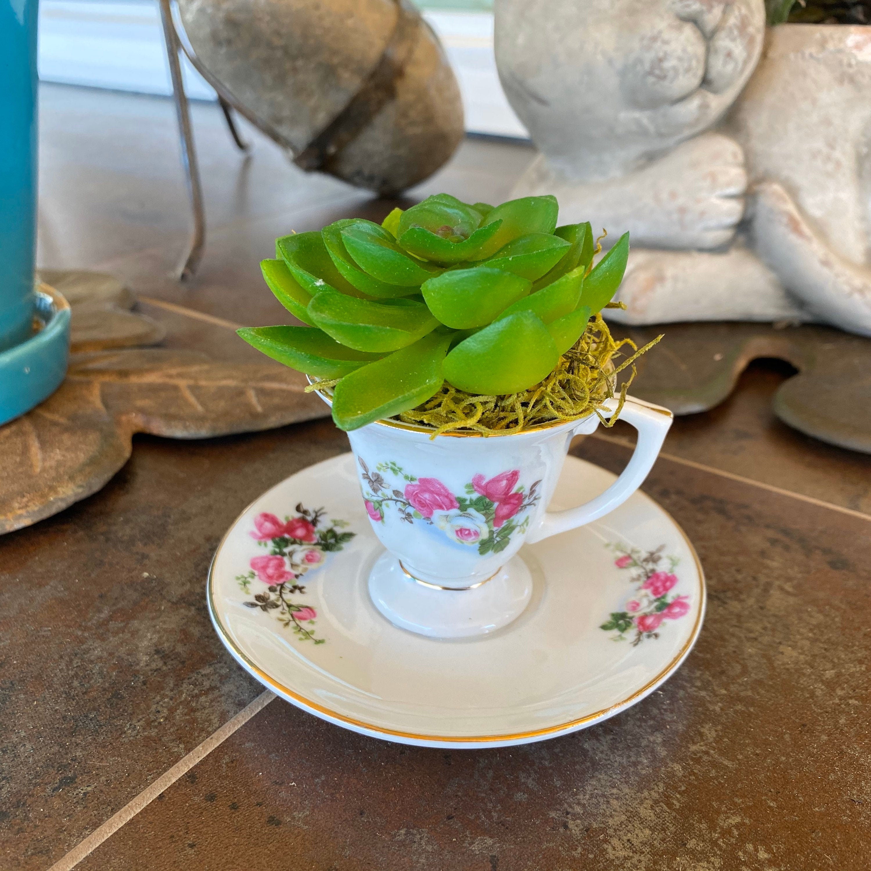 ceramic self watering flower pots Franklin 12 Ceramic Self Watering Pot Cobalt main image 0