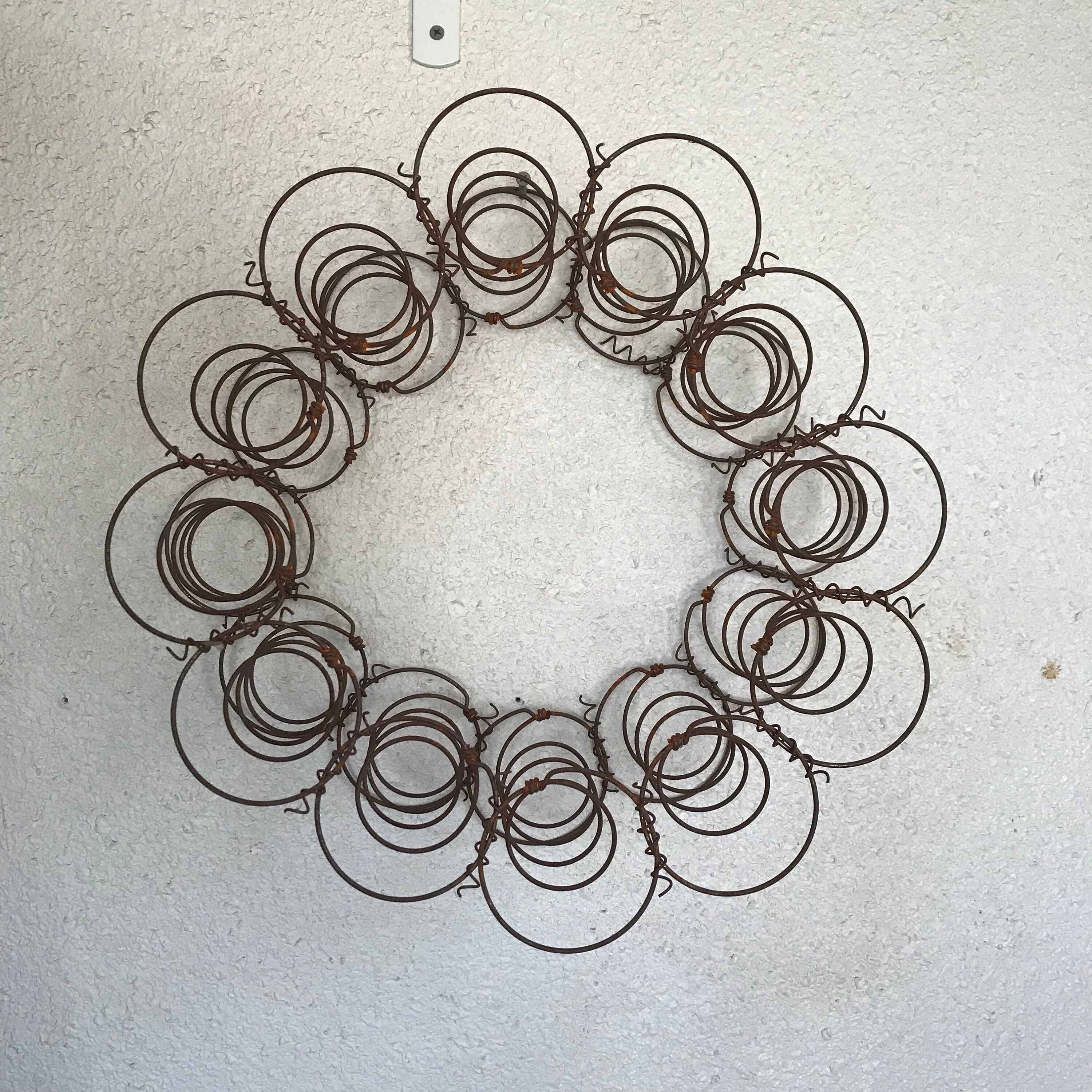 Rustic Front Door Wreath, Bedspring Wreath, Rustic Coiled Spring Fall Wreaths, Wreaths For Front Door, DIY Mattress Bedspring Wreaths Rustic Front Door Wreath, Bedspring Wreath, Rustic Coiled Spring Fall Wreaths, Wreaths For Front Door, DIY Mattress Bedspring Wreaths