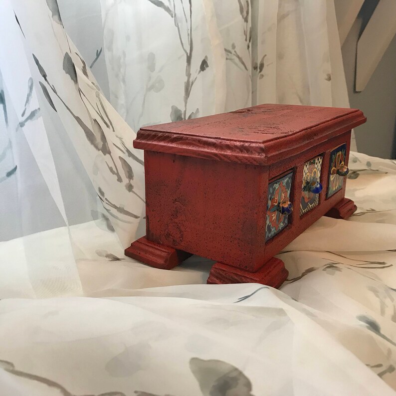 Dresser Drawer Jewelry Cabinet Spice Cabinet Handcrafted Wood Cabinet Apothecary Cabinet Wooden Trinket Box Jewelry Box Herb Drawers