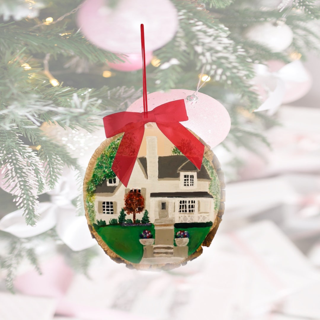 Handpainted Custom Home Ornament Etsy