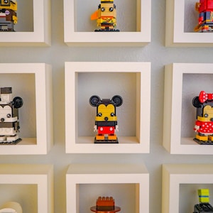 Brick-Head displayram – Väggmontering eller stapelbar!