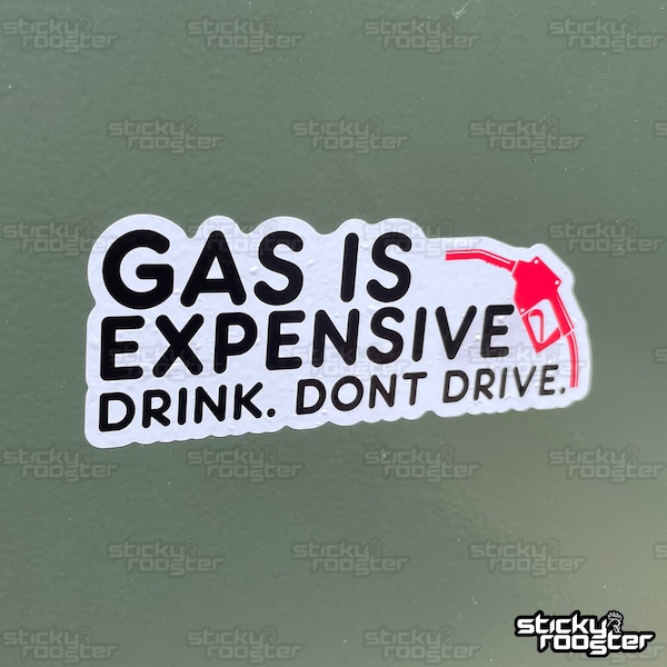 Drink. Don't Drive sticker | funny sticker | free shipping | MULTIPLE sizes