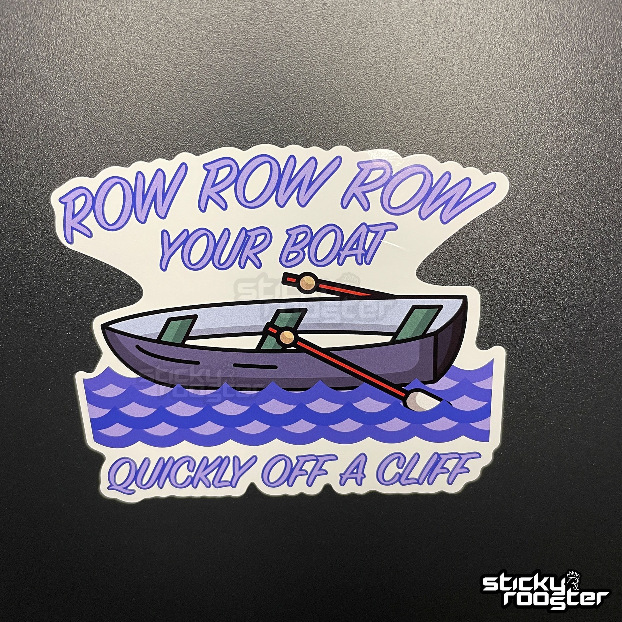 Row Row Row Your Boat Funny Sticker FREE Shipping - Etsy Row Row Row Your Boat Funny Sticker FREE Shipping - Etsy