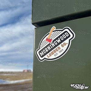 Morningwood Lumber Co sticker - Multiple Sizes Available - FREE shipping!