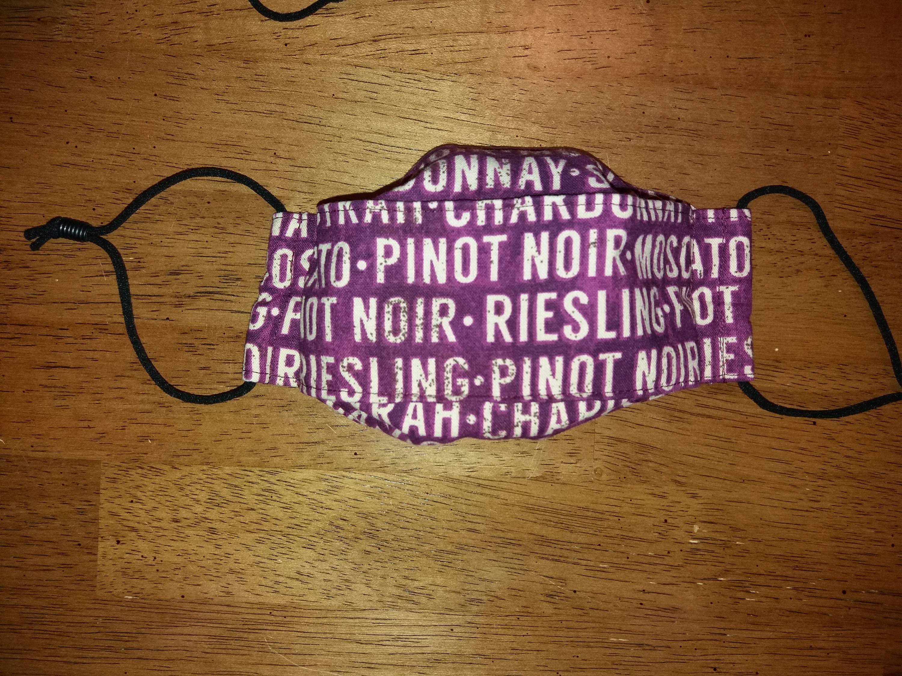 Wine Origami Mask with Ear Adjusters and Nose Wire Etsy