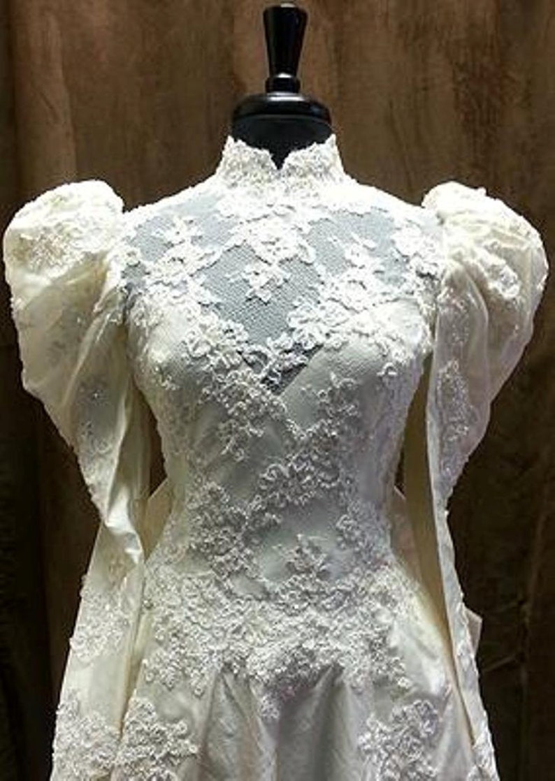 vintage long sleeve gown