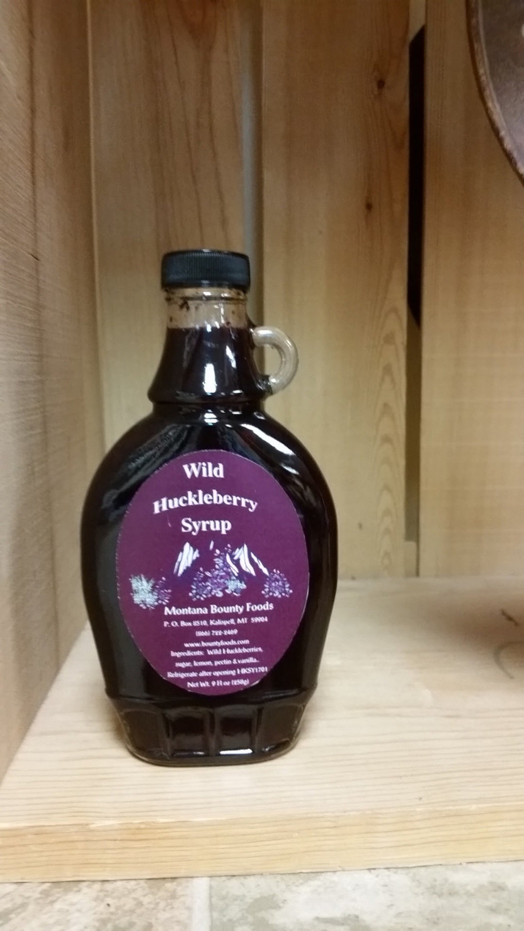 Huckleberry Syrup Etsy