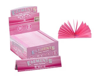 Elementi Cartine rosa Kingsize con punte con filtro rosa