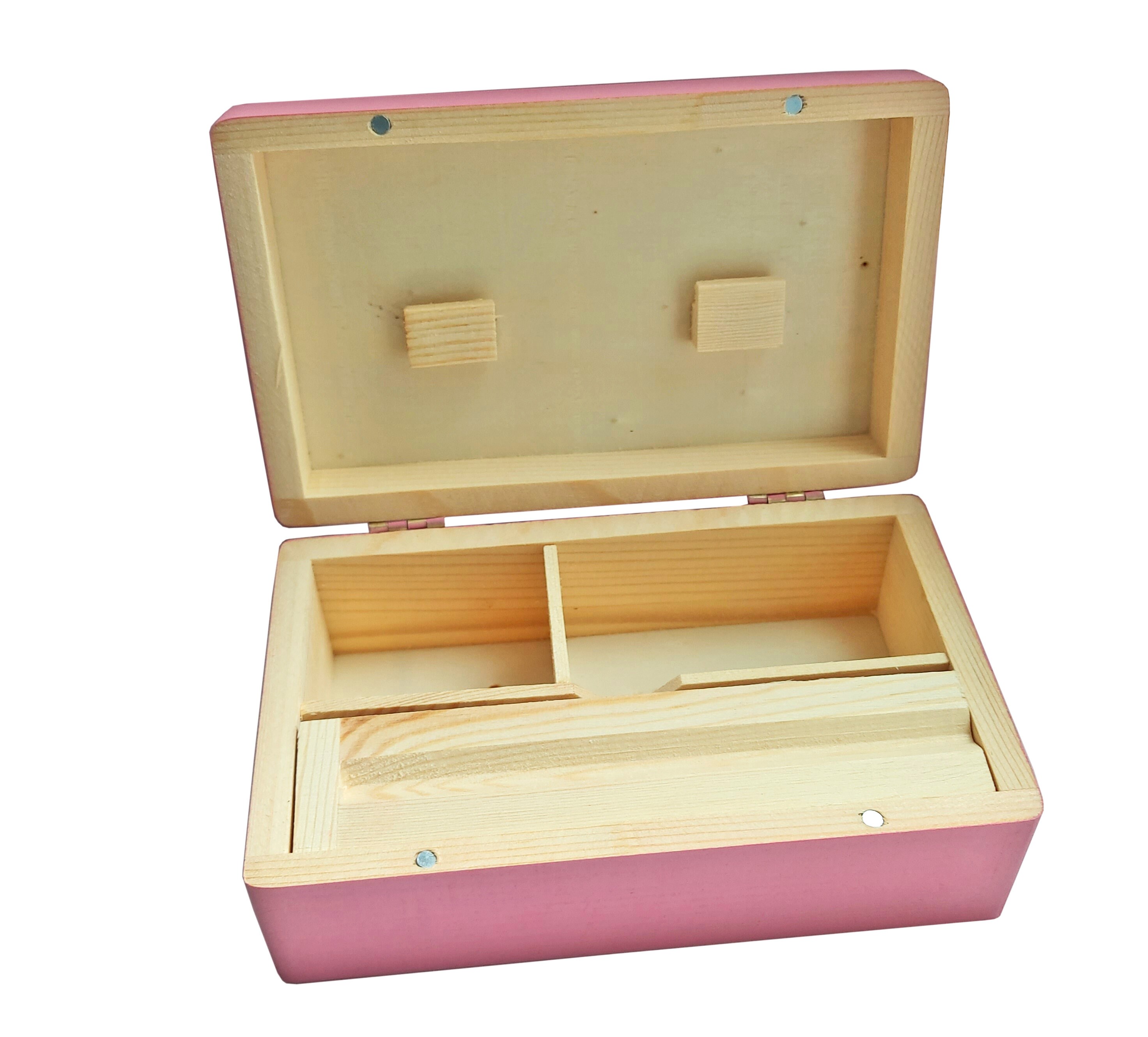 Pink Wooden Rolling Box Set Rizla Mascotte Papers Bob Marley Etsy