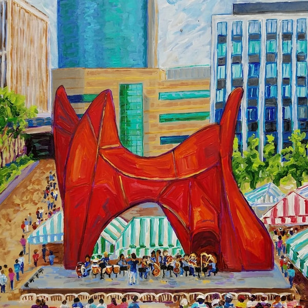 Calder, Grand Rapids, Downtown, Art Festival, Celebration, Michigan Art, Betsy ONeill, city scape, city life, city art, Grand Rapids Artist