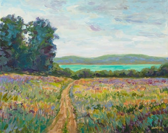 Clay Cliffs, Natural Area, Leelanau Conservancy, Leland, Sleeping Bear Dunes, Northport, Michigan Art, Lake Leelanau, Betsy ONeill,