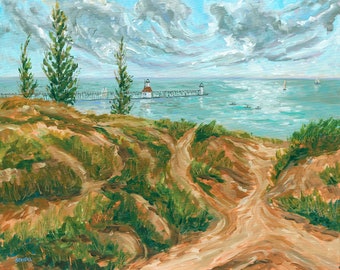 Lakeshore and Lighthouse