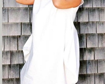 Asymmetrical Hooded Tunic Dress - Relaxed Fit, Extravagant Style